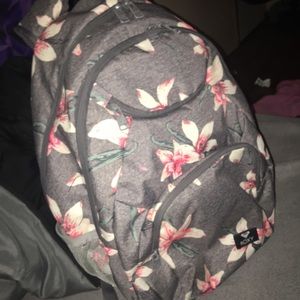 Floral school backpack